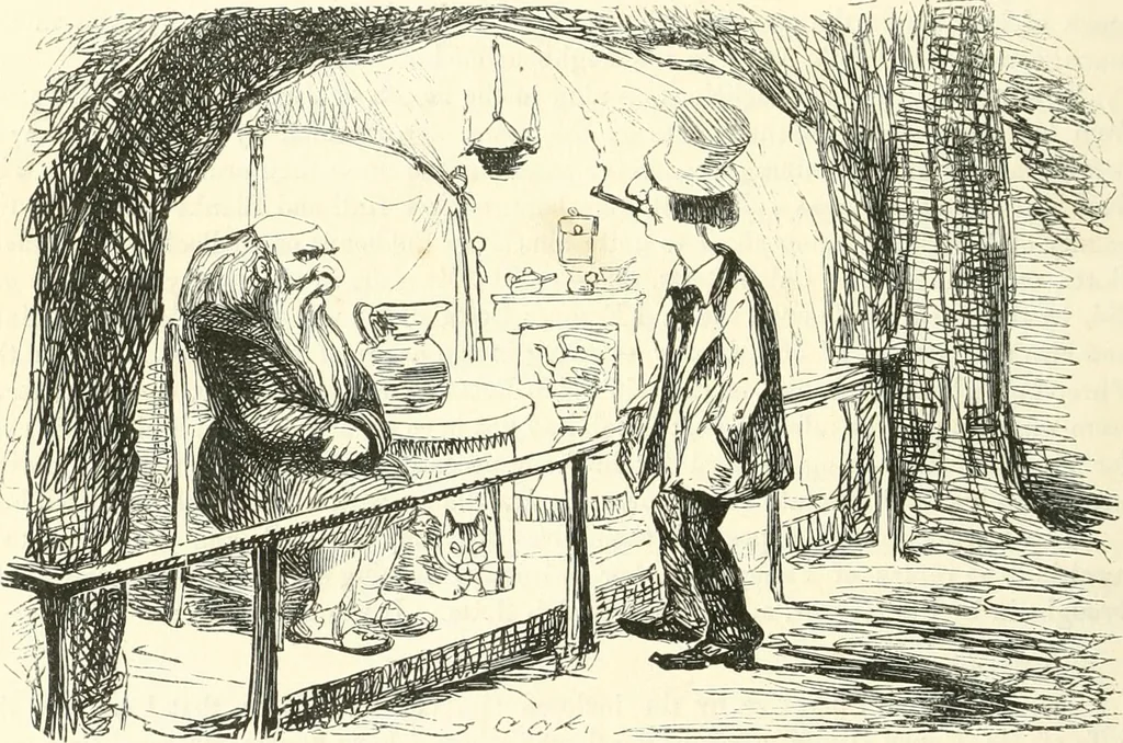 An illustration from George Cruikshank's Table-book, 1845, leaf 264