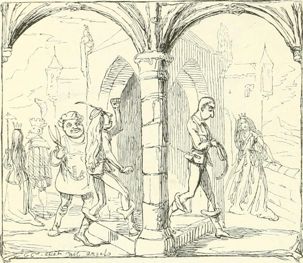 An illustration from George Cruikshank's Table-book, 1845, leaf 268