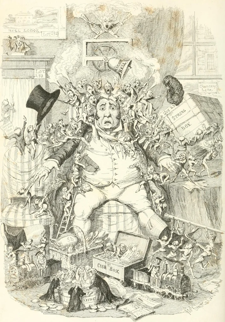 An illustration from George Cruikshank's Table-book, 1845, leaf 282