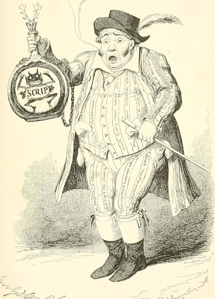 An illustration from George Cruikshank's Table-book, 1845, leaf 285