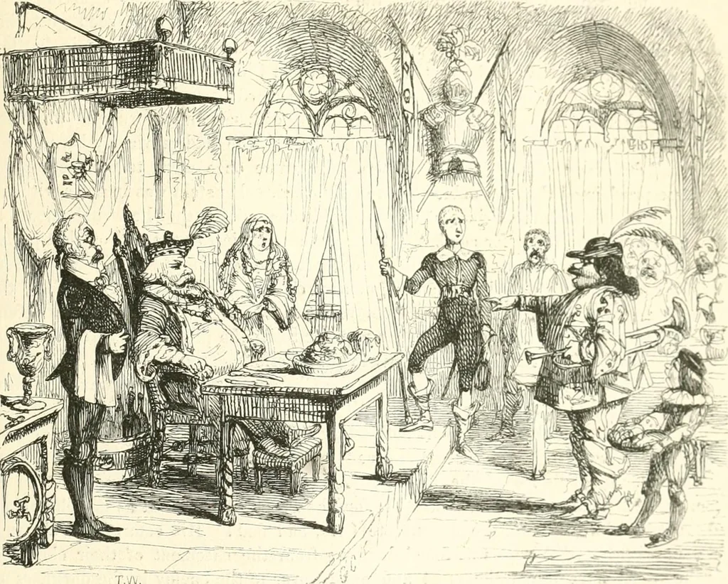 An illustration from George Cruikshank's Table-book, 1845, leaf 287