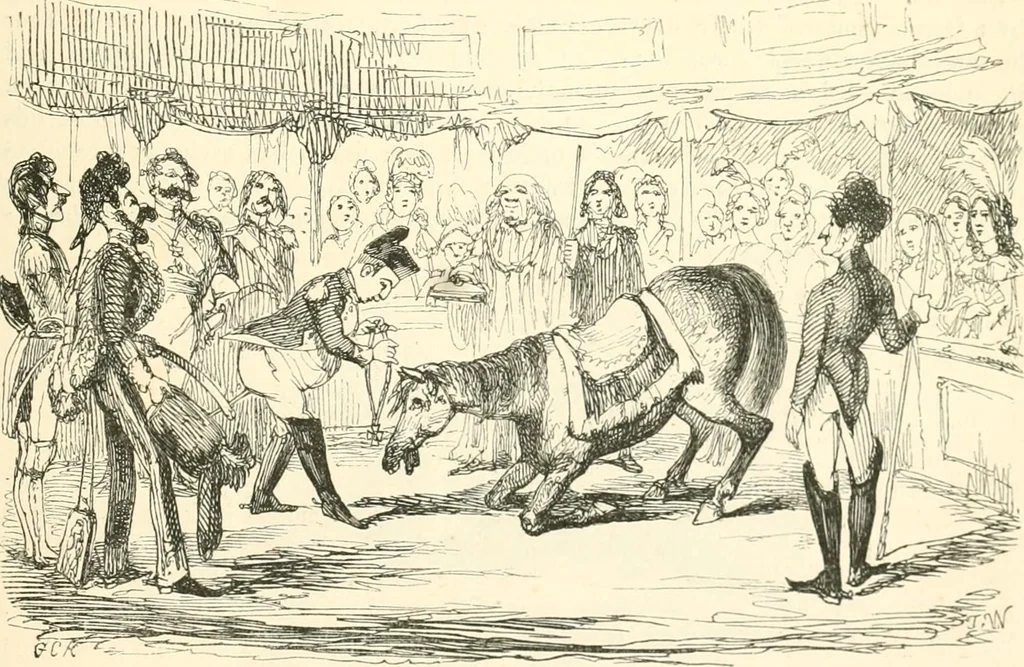 An illustration from George Cruikshank's Table-book, 1845, leaf 303