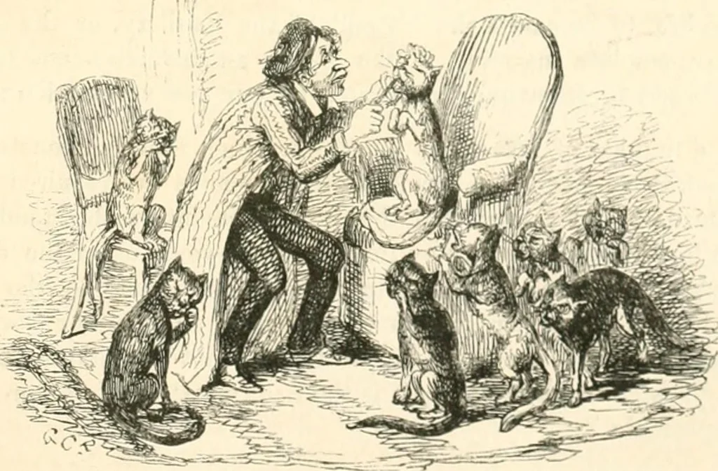 An illustration from George Cruikshank's Table-book, 1845, leaf 305