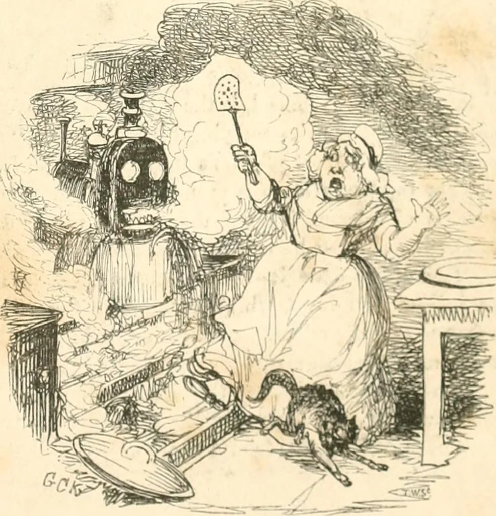 An illustration from George Cruikshank's Table-book, 1845, leaf 309