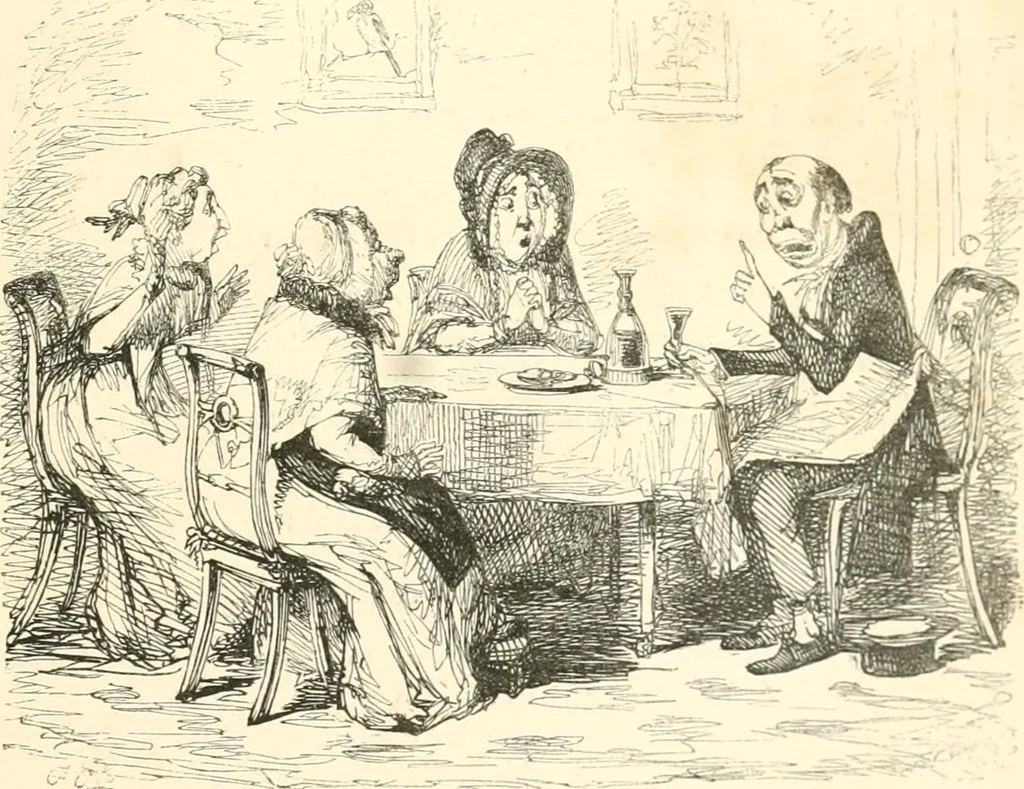 An illustration from George Cruikshank's Table-book, 1845, leaf 311