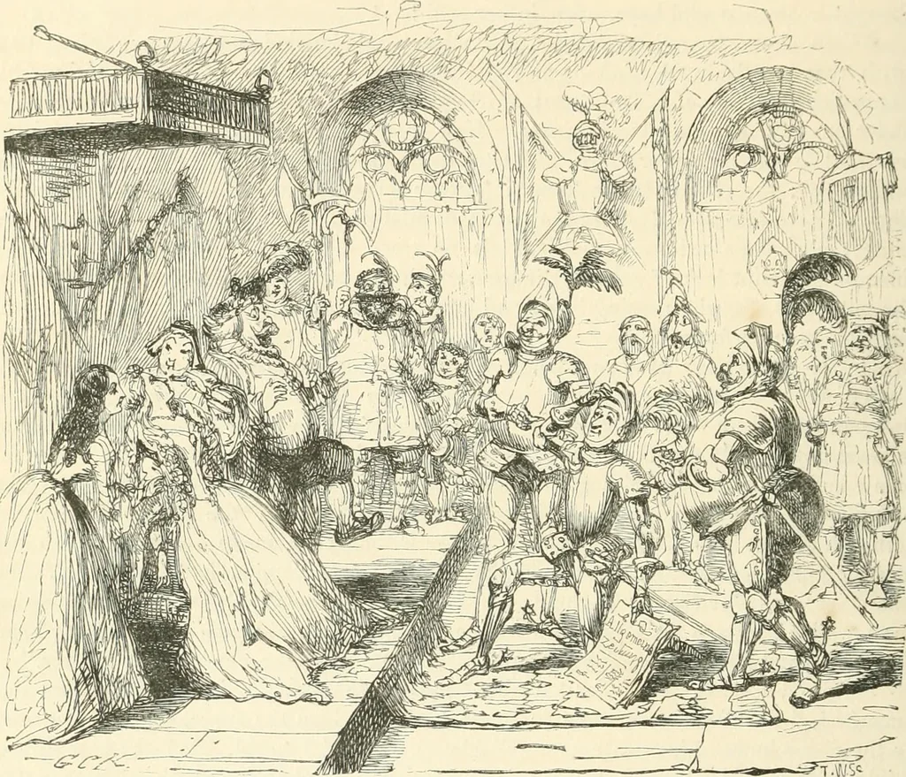 An illustration from George Cruikshank's Table-book, 1845, leaf 318