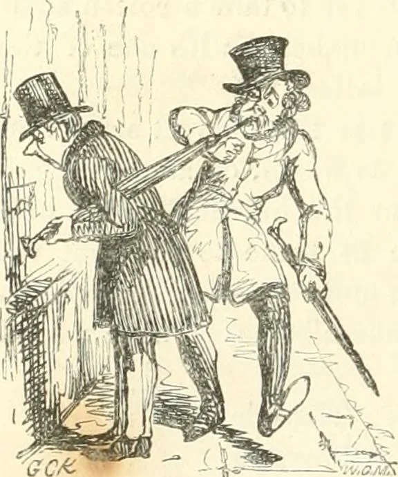 An illustration from George Cruikshank's Table-book, 1845, leaf 322