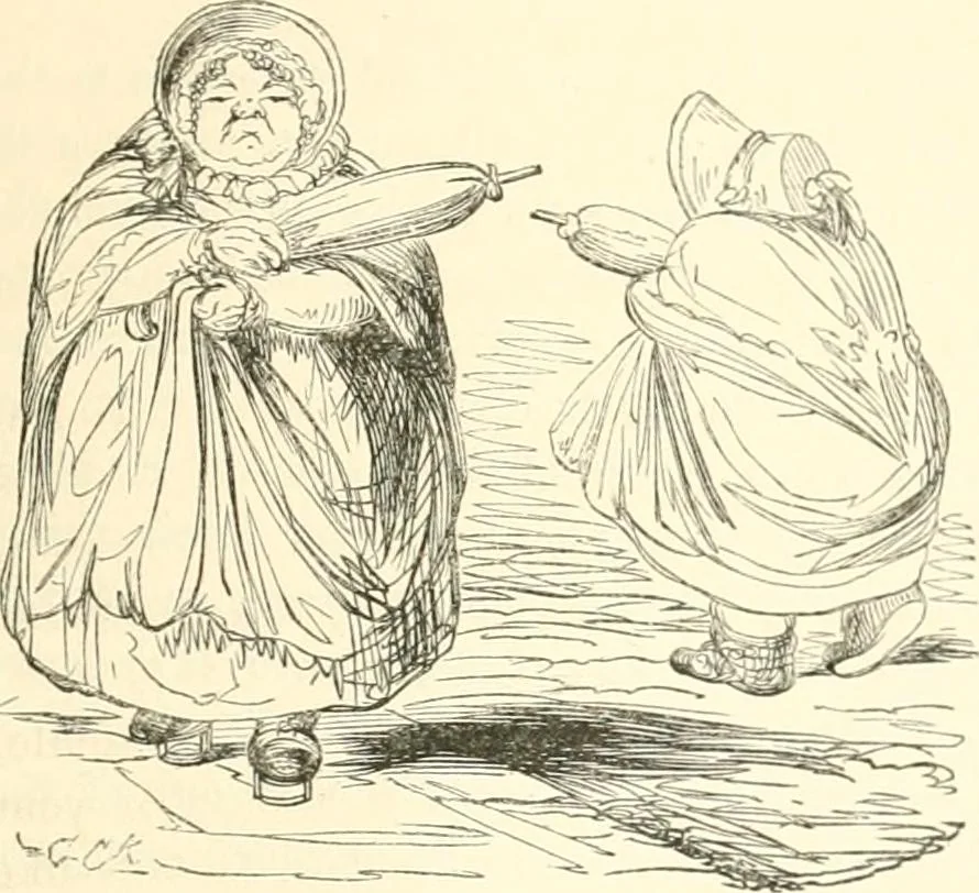 An illustration from George Cruikshank's Table-book, 1845, leaf 323
