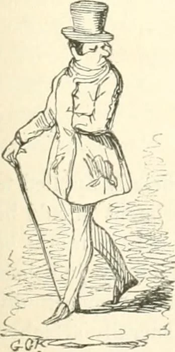 An illustration from George Cruikshank's Table-book, 1845, leaf 33