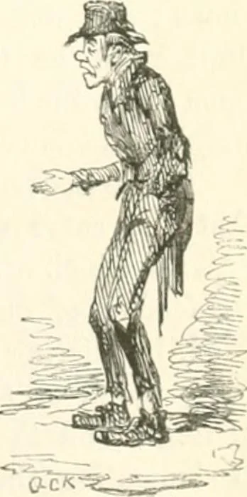 An illustration from George Cruikshank's Table-book, 1845, leaf 33