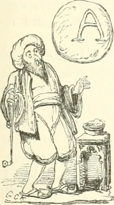 An illustration from George Cruikshank's Table-book, 1845, leaf 35