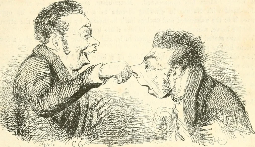 An illustration from George Cruikshank's Table-book, 1845, leaf 45