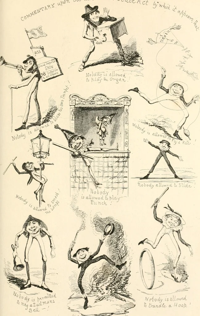An illustration from George Cruikshank's Table-book, 1845, leaf 63