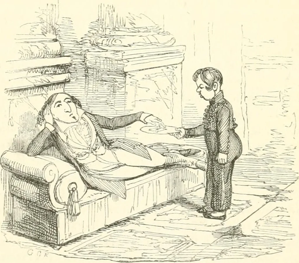 An illustration from George Cruikshank's Table-book, 1845, leaf 67