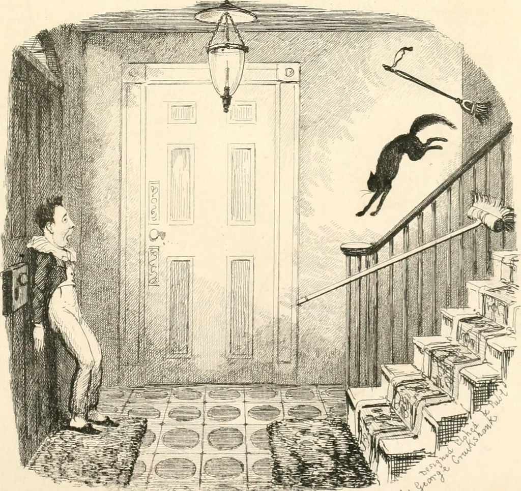 An illustration from George Cruikshank's Table-book, 1845, leaf 7