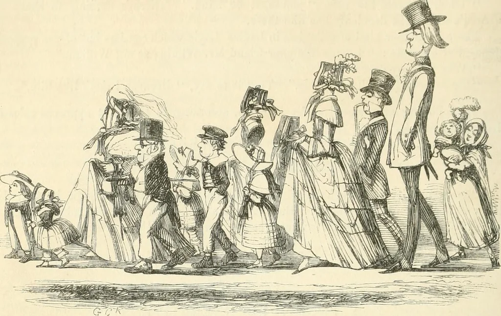 An illustration from George Cruikshank's Table-book, 1845, leaf 70