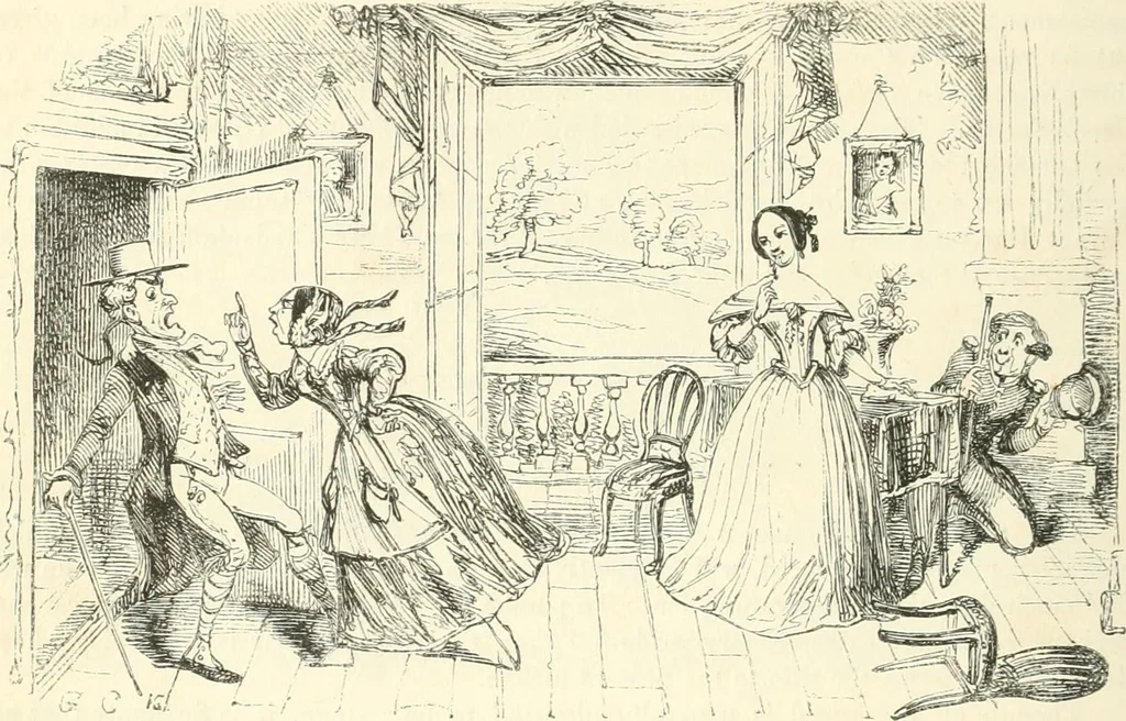 An illustration from George Cruikshank's Table-book, 1845, leaf 78
