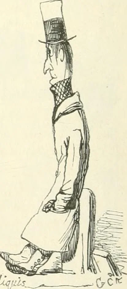 An illustration from George Cruikshank's Table-book, 1845, leaf 84