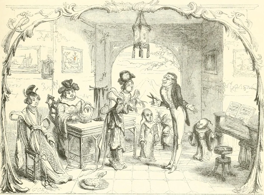 An illustration from George Cruikshank's Table-book, 1845, leaf 91