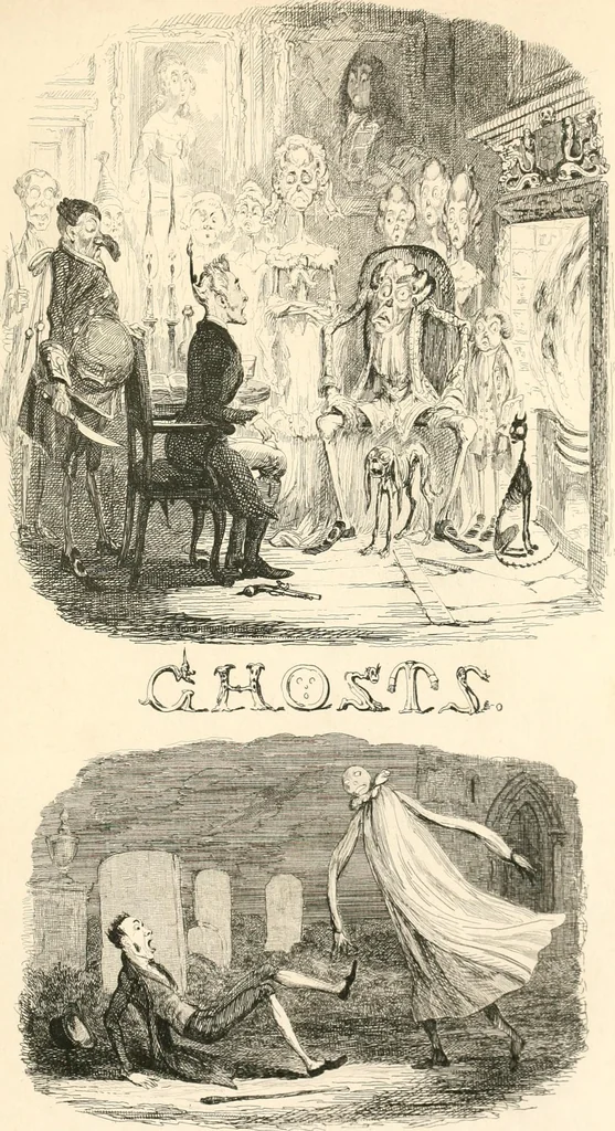 An illustration from George Cruikshank's Table-book, 1845, leaf 97