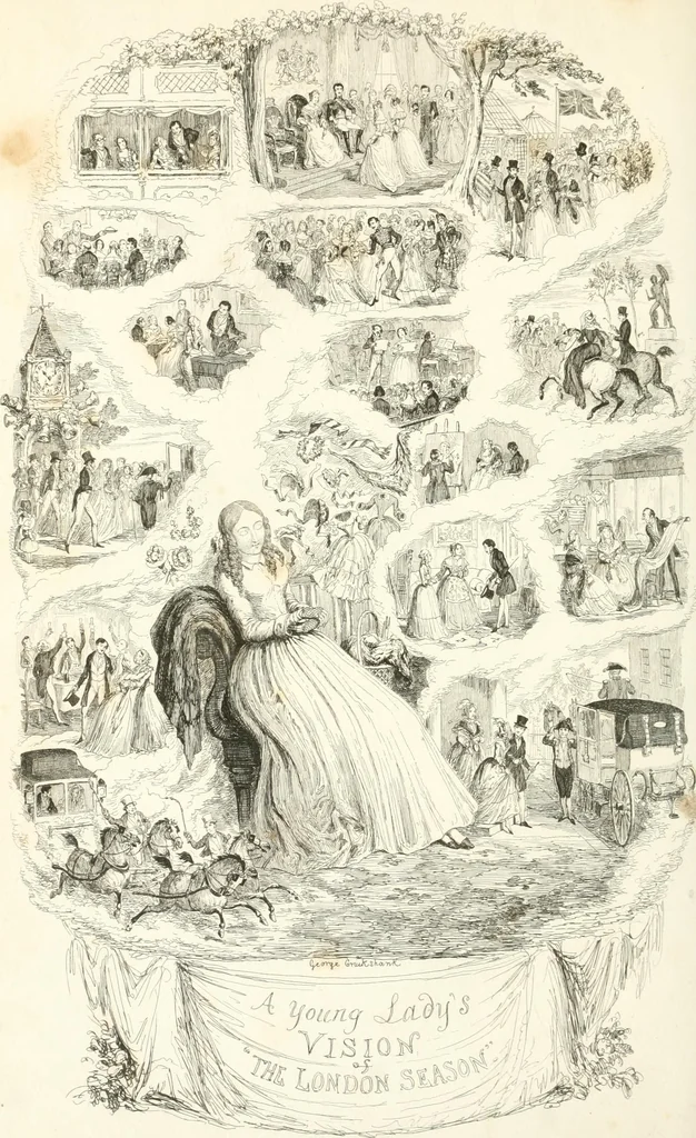 An illustration from George Cruikshank's Table-book, 1845, leaf 98
