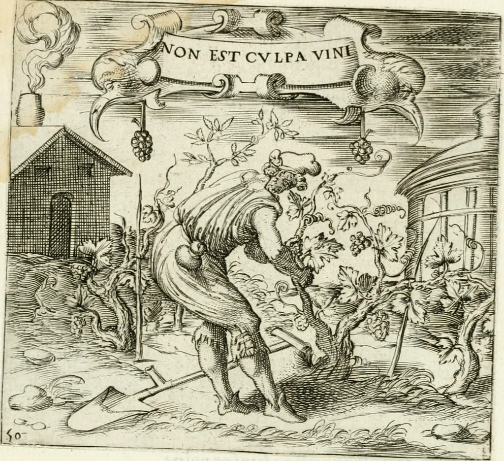 An illustration from Georgiae Montaneae, nobilis Gallae, Emblematvm Christianorvm centvria : cum eorundem Latina interpretatione = Cent emblemes chrestiens, 1584, leaf 218