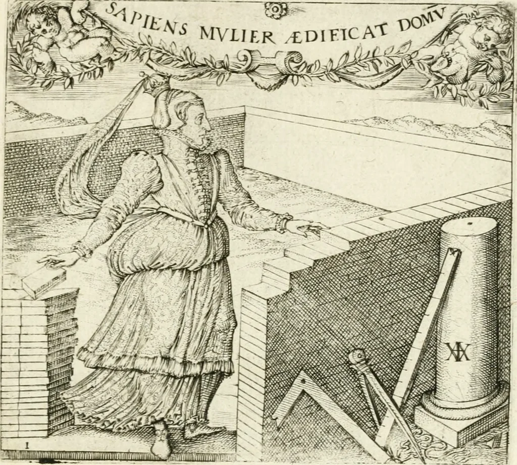 An illustration from Georgiae Montaneae, nobilis Gallae, Emblematvm Christianorvm centvria : cum eorundem Latina interpretatione = Cent emblemes chrestiens, 1584, leaf 22