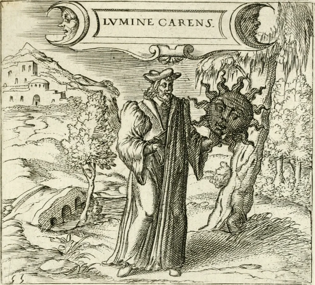 An illustration from Georgiae Montaneae, nobilis Gallae, Emblematvm Christianorvm centvria : cum eorundem Latina interpretatione = Cent emblemes chrestiens, 1584, leaf 238