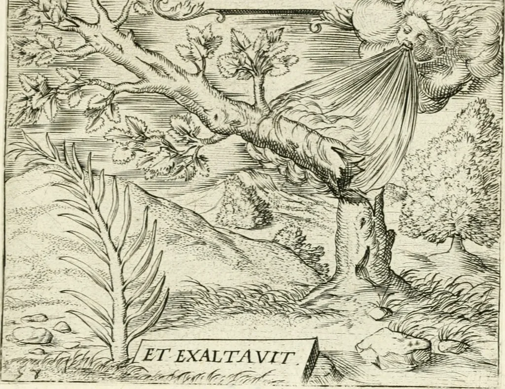 An illustration from Georgiae Montaneae, nobilis Gallae, Emblematvm Christianorvm centvria : cum eorundem Latina interpretatione = Cent emblemes chrestiens, 1584, leaf 250