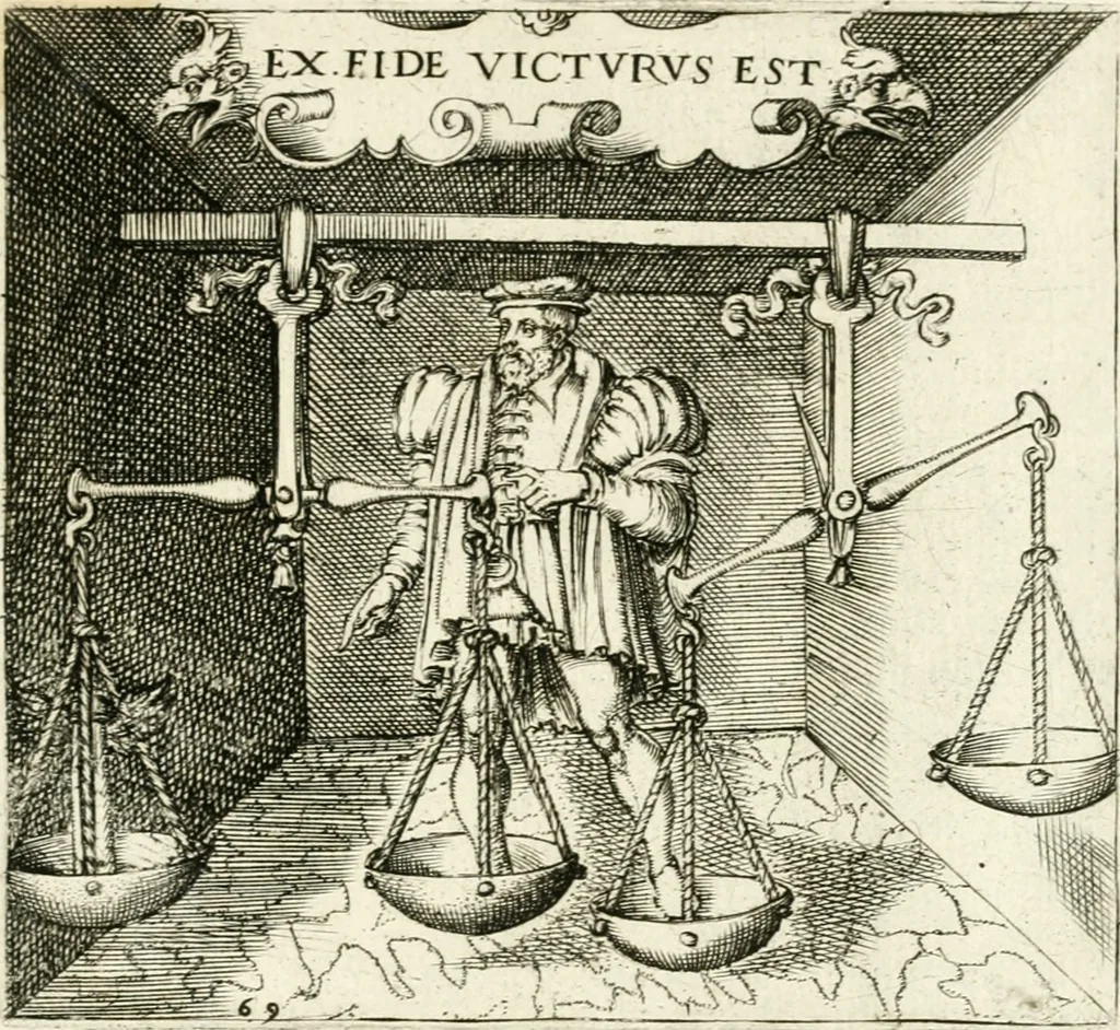 An illustration from Georgiae Montaneae, nobilis Gallae, Emblematvm Christianorvm centvria : cum eorundem Latina interpretatione = Cent emblemes chrestiens, 1584, leaf 294