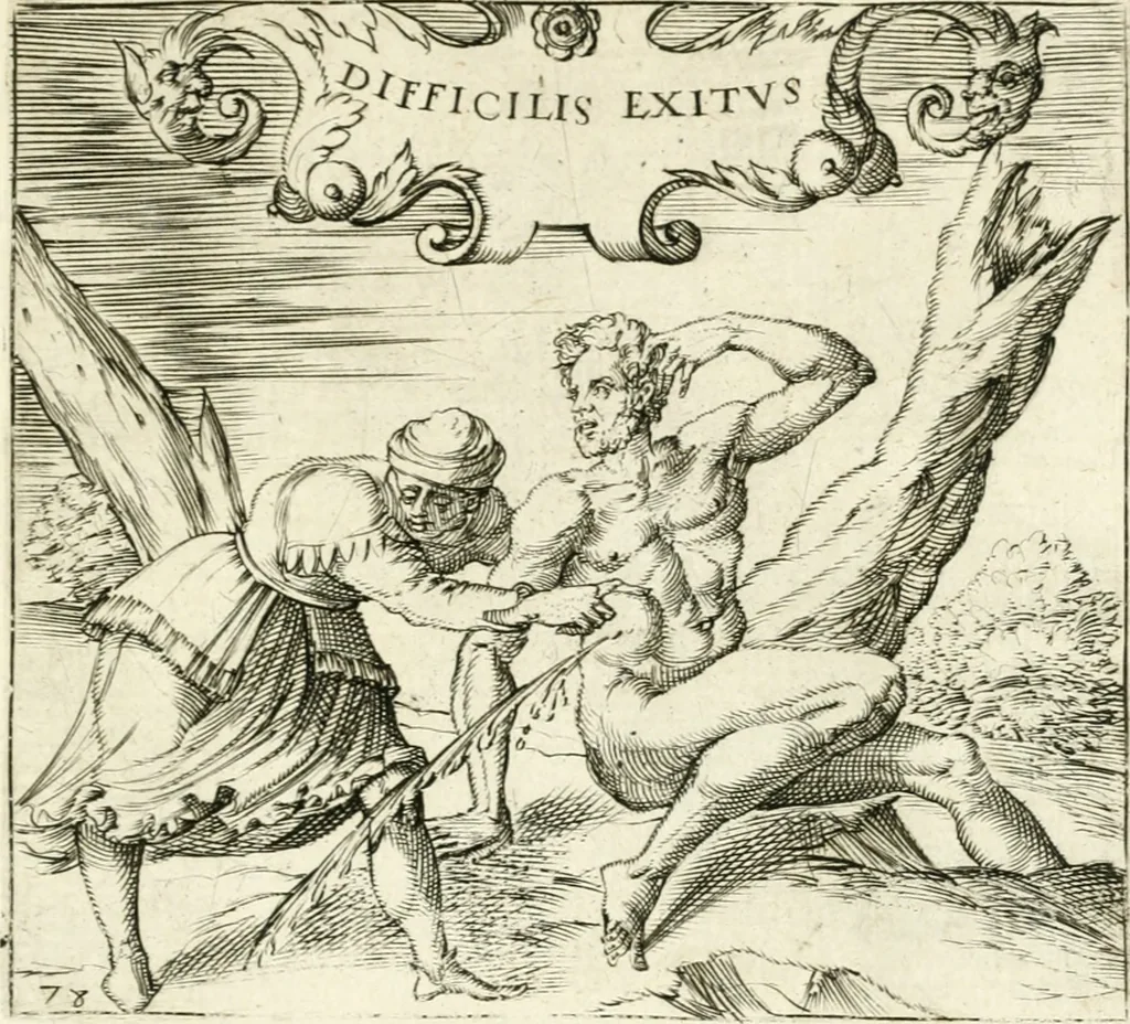 An illustration from Georgiae Montaneae, nobilis Gallae, Emblematvm Christianorvm centvria : cum eorundem Latina interpretatione = Cent emblemes chrestiens, 1584, leaf 330