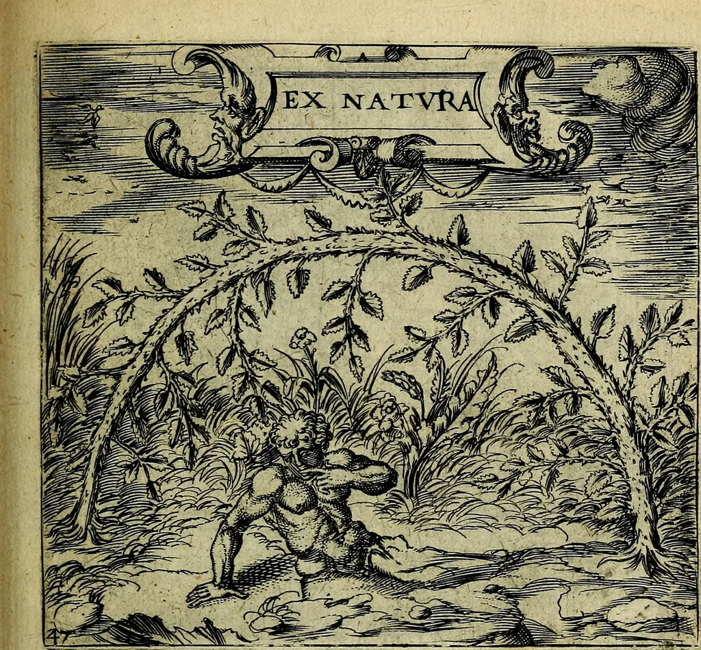 An illustration from Georgiae Montaneae, nobilis Gallae, Emblematum christianorum centuria : cum eorundem latina interpretatione = Cent emblemes chrestiens, 1584, leaf 108