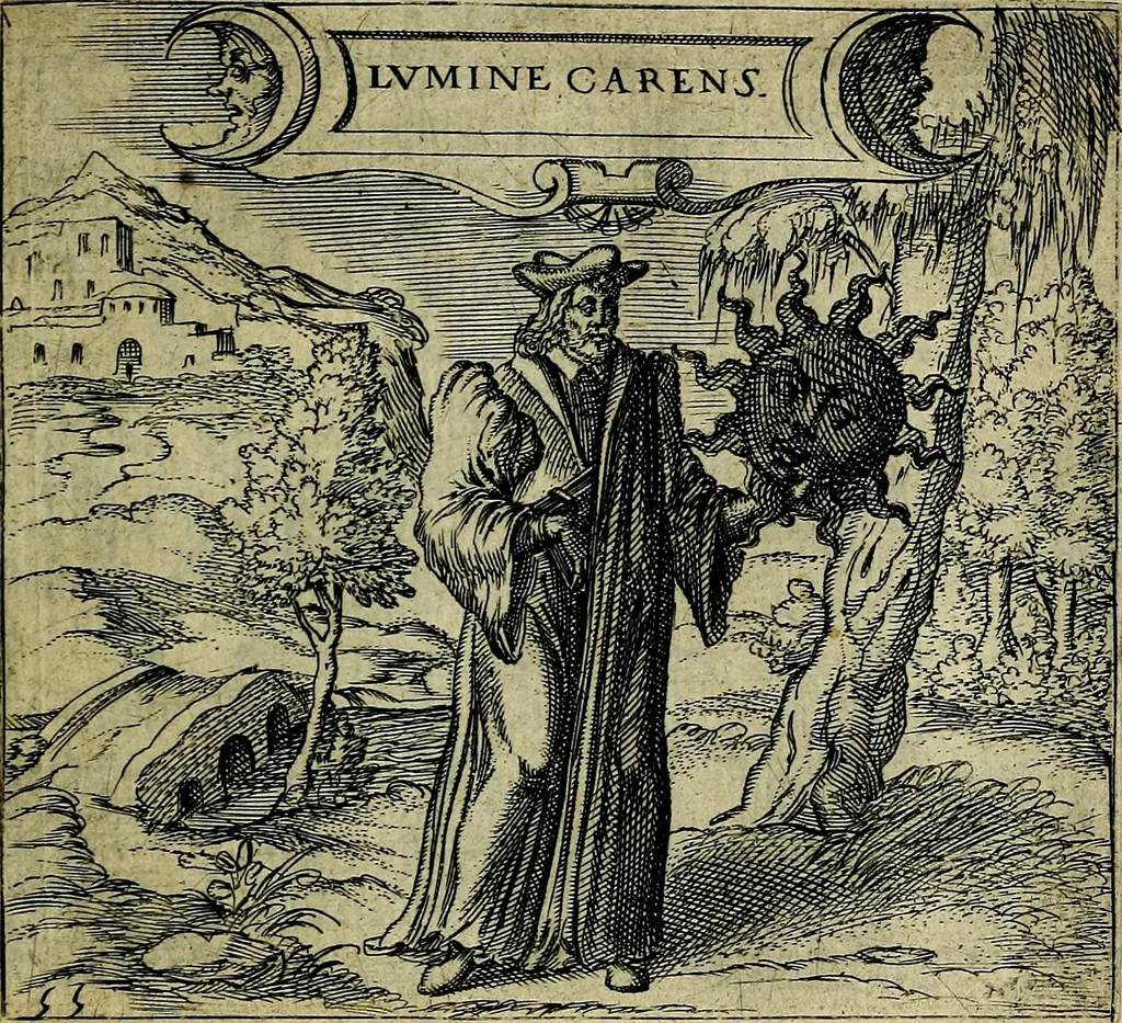 An illustration from Georgiae Montaneae, nobilis Gallae, Emblematum christianorum centuria : cum eorundem latina interpretatione = Cent emblemes chrestiens, 1584, leaf 120