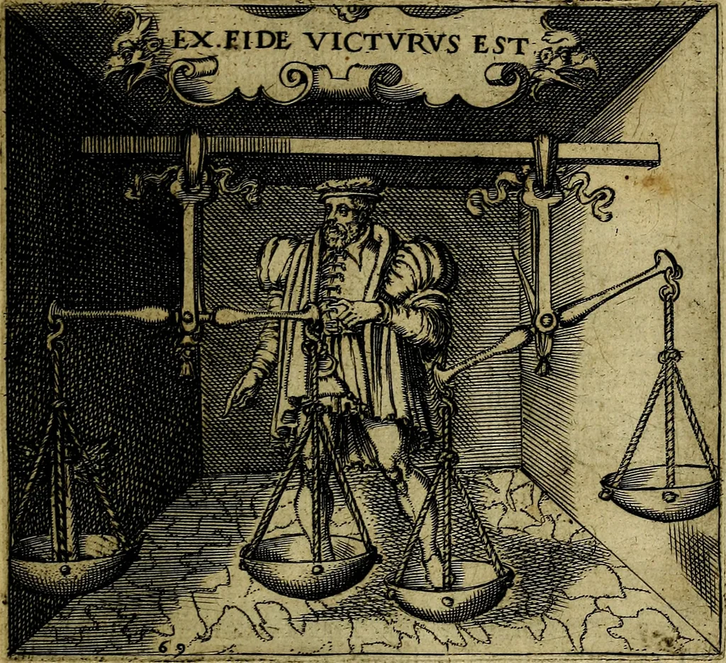 An illustration from Georgiae Montaneae, nobilis Gallae, Emblematum christianorum centuria : cum eorundem latina interpretatione = Cent emblemes chrestiens, 1584, leaf 148