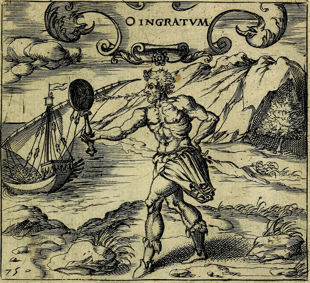 An illustration from Georgiae Montaneae, nobilis Gallae, Emblematum christianorum centuria : cum eorundem latina interpretatione = Cent emblemes chrestiens, 1584, leaf 160