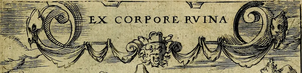 An illustration from Georgiae Montaneae, nobilis Gallae, Emblematum christianorum centuria : cum eorundem latina interpretatione = Cent emblemes chrestiens, 1584, leaf 186