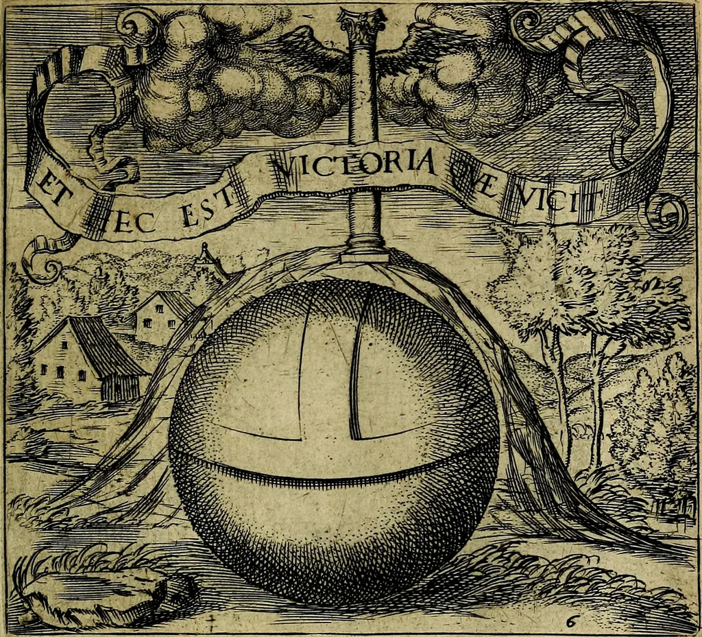 An illustration from Georgiae Montaneae, nobilis Gallae, Emblematum christianorum centuria : cum eorundem latina interpretatione = Cent emblemes chrestiens, 1584, leaf 28