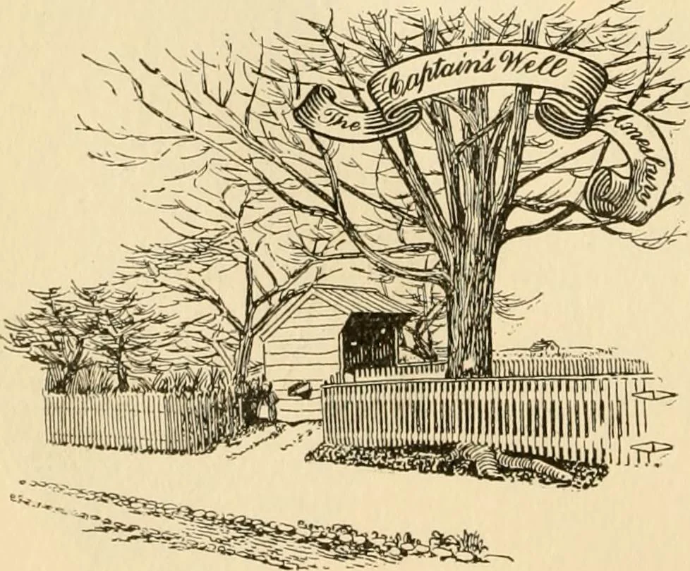 An illustration from Georgian : a pattern of spoons, forks and all other pieces of table flat ware is partly shown in this book, in which is also given an account of the chief events of the War of the Revolution and the acts of oppression which preceded and provoked it ; to which are added sundry pictures of places and things identified with this momentous conflict ..., 1899, leaf 100