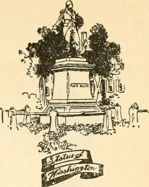 An illustration from Georgian : a pattern of spoons, forks and all other pieces of table flat ware is partly shown in this book, in which is also given an account of the chief events of the War of the Revolution and the acts of oppression which preceded and provoked it ; to which are added sundry pictures of places and things identified with this momentous conflict ..., 1899, leaf 103