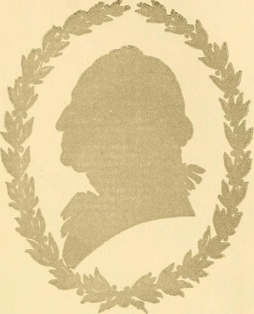 An illustration from Georgian : a pattern of spoons, forks and all other pieces of table flat ware is partly shown in this book, in which is also given an account of the chief events of the War of the Revolution and the acts of oppression which preceded and provoked it ; to which are added sundry pictures of places and things identified with this momentous conflict ..., 1899, leaf 109