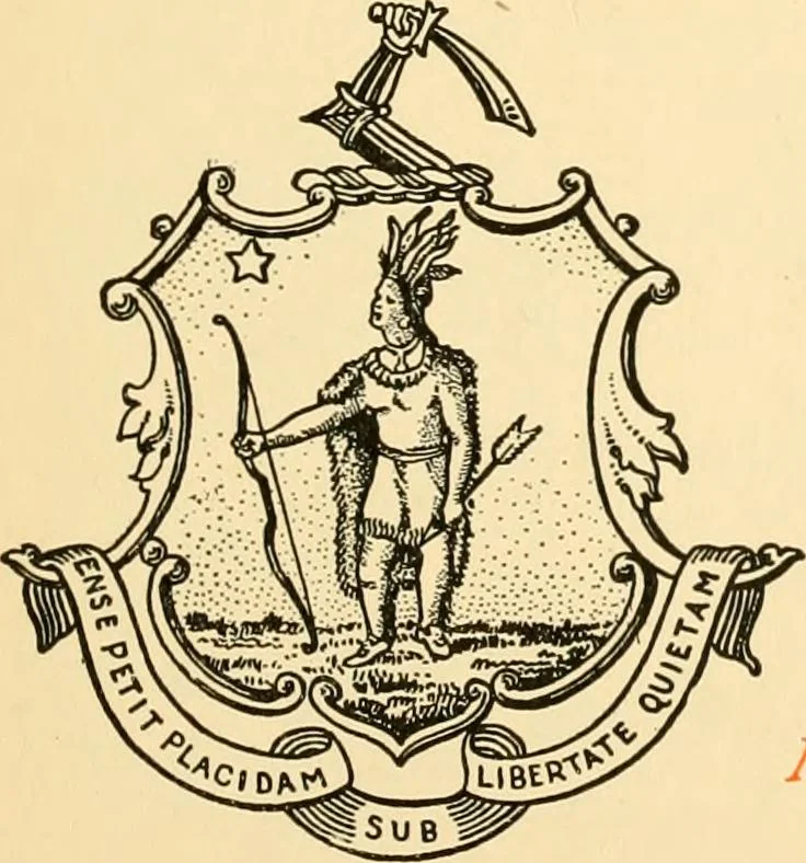 An illustration from Georgian : a pattern of spoons, forks and all other pieces of table flat ware is partly shown in this book, in which is also given an account of the chief events of the War of the Revolution and the acts of oppression which preceded and provoked it ; to which are added sundry pictures of places and things identified with this momentous conflict ..., 1899, leaf 15