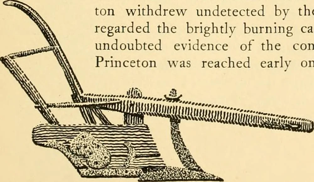 An illustration from Georgian : a pattern of spoons, forks and all other pieces of table flat ware is partly shown in this book, in which is also given an account of the chief events of the War of the Revolution and the acts of oppression which preceded and provoked it ; to which are added sundry pictures of places and things identified with this momentous conflict ..., 1899, leaf 19