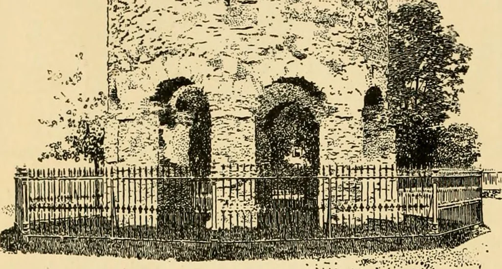 An illustration from Georgian : a pattern of spoons, forks and all other pieces of table flat ware is partly shown in this book, in which is also given an account of the chief events of the War of the Revolution and the acts of oppression which preceded and provoked it ; to which are added sundry pictures of places and things identified with this momentous conflict ..., 1899, leaf 20