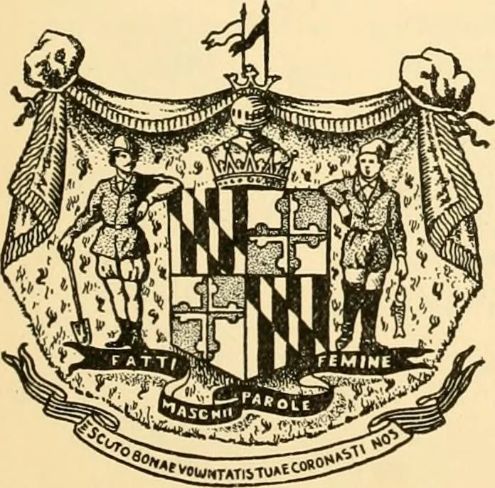 An illustration from Georgian : a pattern of spoons, forks and all other pieces of table flat ware is partly shown in this book, in which is also given an account of the chief events of the War of the Revolution and the acts of oppression which preceded and provoked it ; to which are added sundry pictures of places and things identified with this momentous conflict ..., 1899, leaf 33