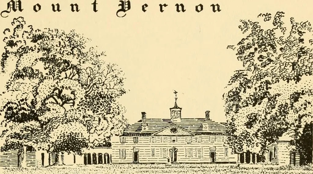 An illustration from Georgian : a pattern of spoons, forks and all other pieces of table flat ware is partly shown in this book, in which is also given an account of the chief events of the War of the Revolution and the acts of oppression which preceded and provoked it ; to which are added sundry pictures of places and things identified with this momentous conflict ..., 1899, leaf 35