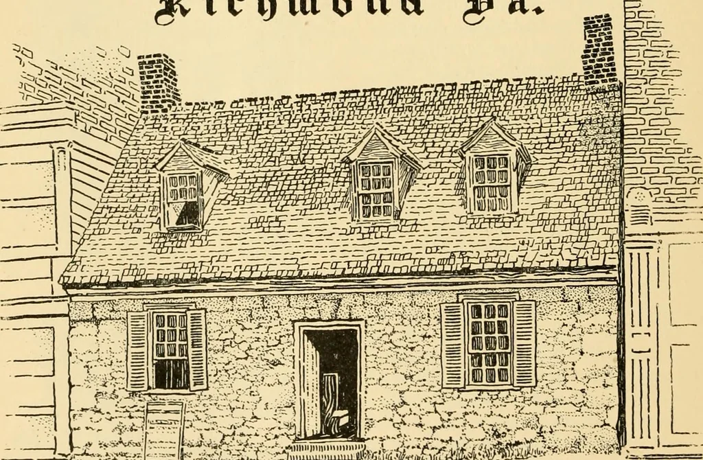 An illustration from Georgian : a pattern of spoons, forks and all other pieces of table flat ware is partly shown in this book, in which is also given an account of the chief events of the War of the Revolution and the acts of oppression which preceded and provoked it ; to which are added sundry pictures of places and things identified with this momentous conflict ..., 1899, leaf 40
