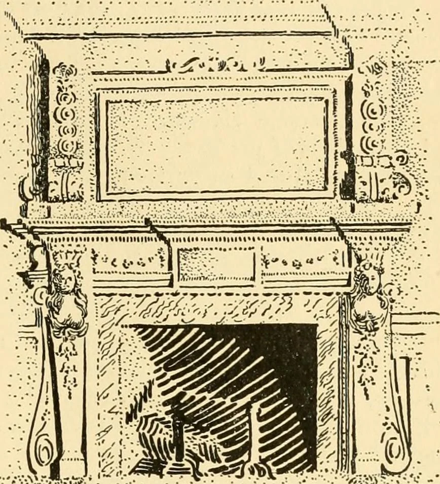 An illustration from Georgian : a pattern of spoons, forks and all other pieces of table flat ware is partly shown in this book, in which is also given an account of the chief events of the War of the Revolution and the acts of oppression which preceded and provoked it ; to which are added sundry pictures of places and things identified with this momentous conflict ..., 1899, leaf 7
