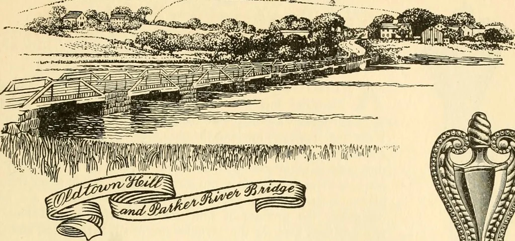 An illustration from Georgian : a pattern of spoons, forks and all other pieces of table flat ware is partly shown in this book, in which is also given an account of the chief events of the War of the Revolution and the acts of oppression which preceded and provoked it ; to which are added sundry pictures of places and things identified with this momentous conflict ..., 1899, leaf 83