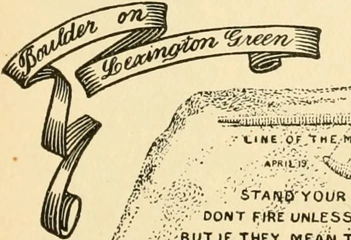 An illustration from Georgian : a pattern of spoons, forks and all other pieces of table flat ware is partly shown in this book, in which is also given an account of the chief events of the War of the Revolution and the acts of oppression which preceded and provoked it ; to which are added sundry pictures of places and things identified with this momentous conflict ..., 1899, leaf 93