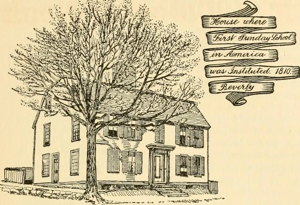 An illustration from Georgian : a pattern of spoons, forks and all other pieces of table flat ware is partly shown in this book, in which is also given an account of the chief events of the War of the Revolution and the acts of oppression which preceded and provoked it ; to which are added sundry pictures of places and things identified with this momentous conflict ..., 1899, leaf 99